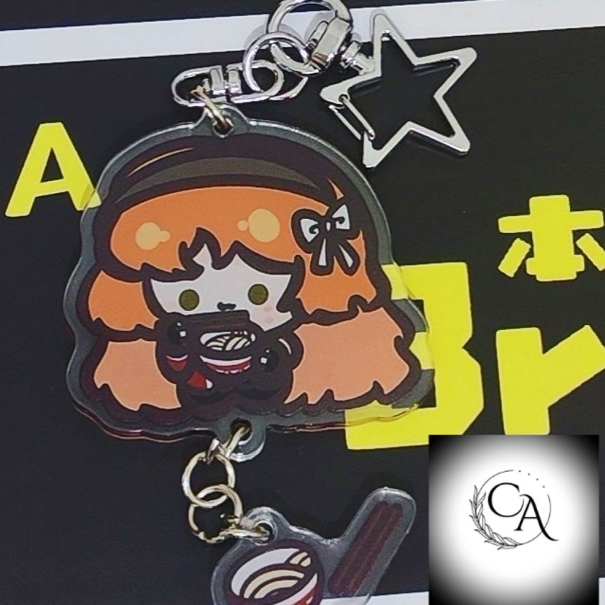 Limbus Company พวงกุญแจอนิเมะผู้หญิง Ishmael พวงกุญแจอะคริลิค Funny Man พวงกุญแจจี้