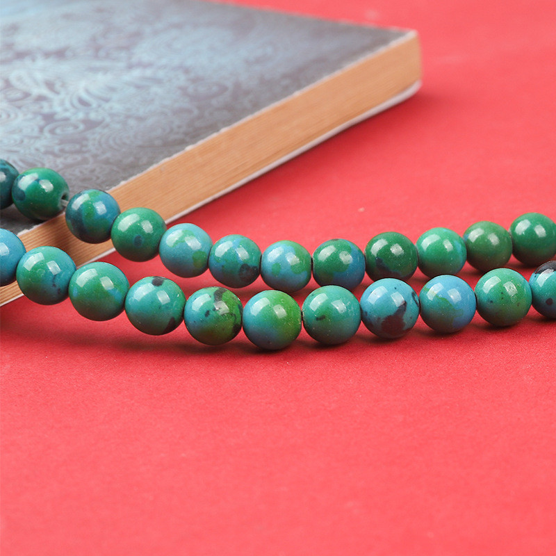 อุปกรณ์เสริม Diy Phoenix Lapis Lazuli ลูกปัดหลวมลูกปัดกลมลูกปัดลูกปัดผลิตภัณฑ์กึ่งสําเร็จรูป Phoenix