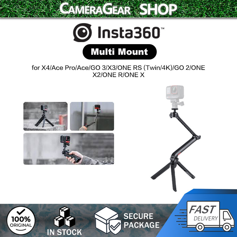 Insta360 Multi Mount สําหรับ Go Ultra/X5/X4/Ace Pro/Ace/GO 3/X3/ONE RS (Twin/4K)/GO 2/ONE X2