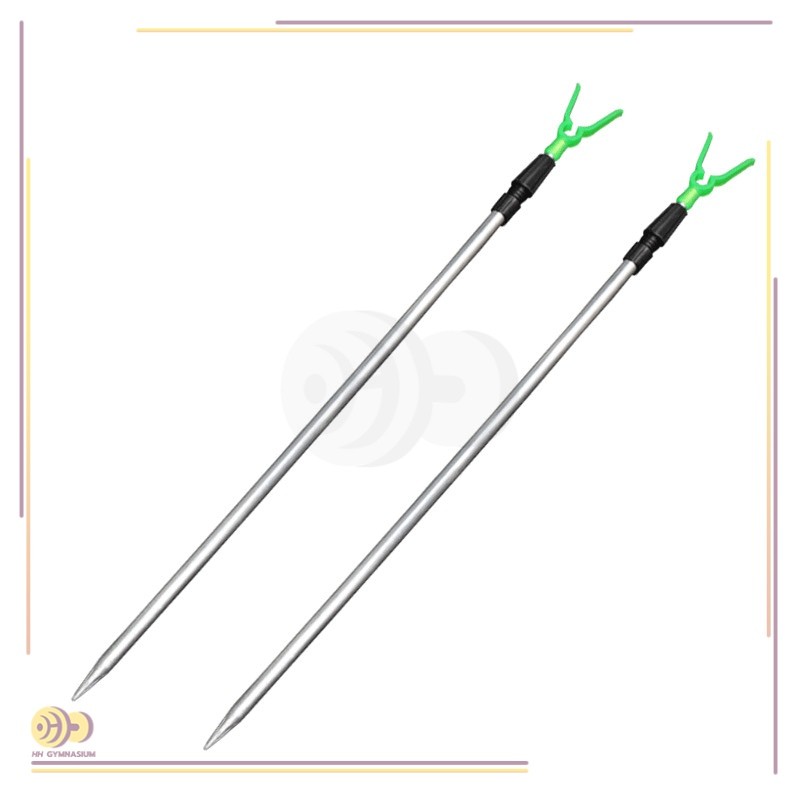 ขาตั้งตกปลาแบบยืดไสลด์ ชิ้นที่วางก้านปรับได้ แบบพกพาคงที่ขยายแท่งตกปลาแท่งตกปลาอุปกรณ์ เบ็ดตกปลา วงเล็บ HH gymnasium - รูปที่ 7