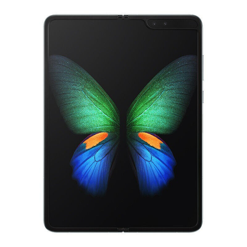 โทรศัพท์ Samsung Galaxy Fold1 F9000 แบบพับได้ หน้าจอคู่ Snapdragon 855 ใช้แล้ว W2020