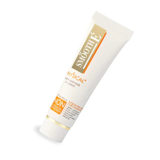 Smooth E ครีมกันแดด Physical White Babyface (White/Beige) SPF50+ PA+++ UV Expert สมูทอี 15 กรัม(สีขาว/สีเบจ)[DKP]
