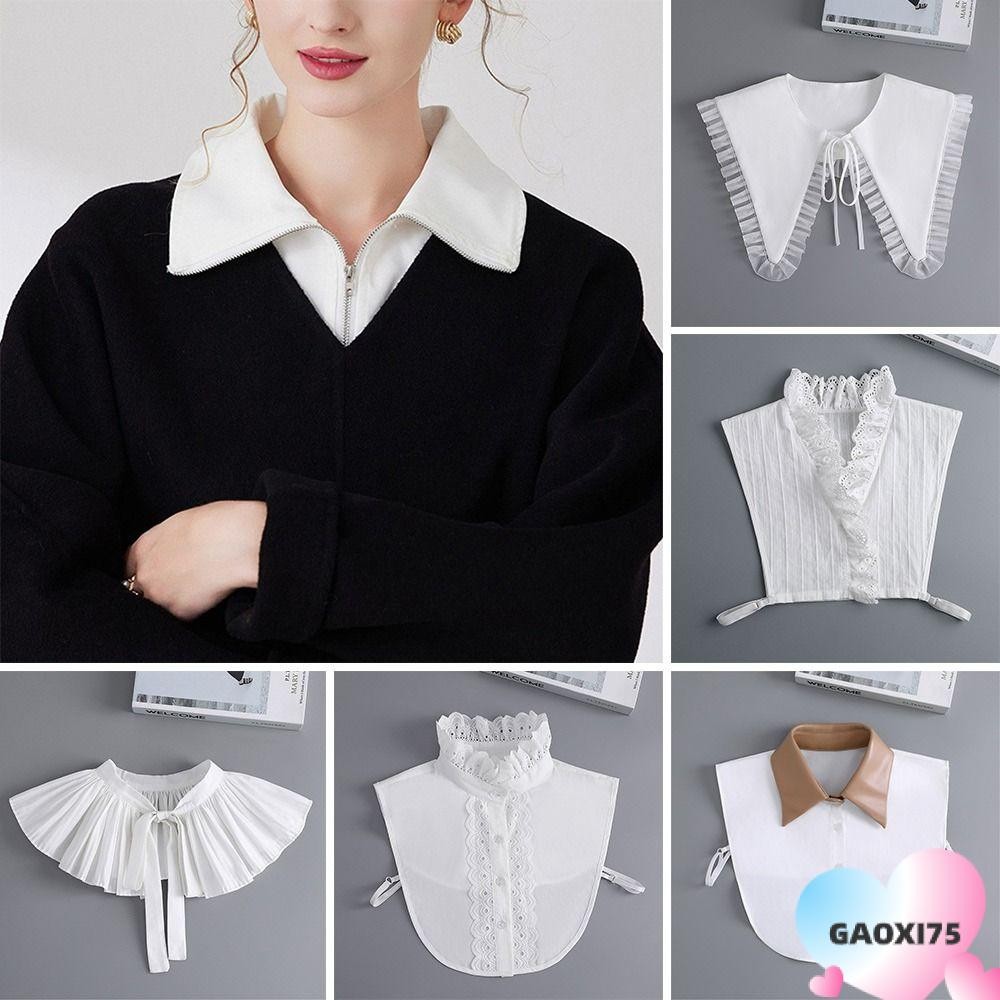 แก๊ซ75 ปก, คลาสสิกวินเทจเสื้อปกปลอม, ผ้าฝ้ายที่ถอดออกได้เสื้อผู้หญิงปกเท็จ