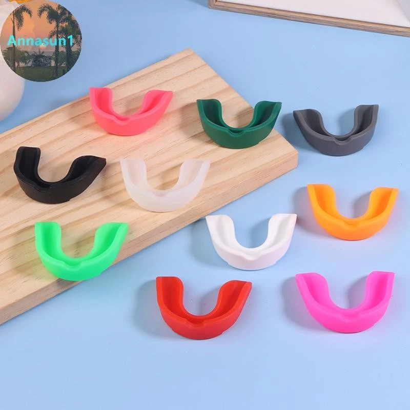 Annasun ซิลิโคนฟัน Protector Night Sleep ปากถาดสําหรับรักบี้คาราเต้ Bruxism มวยป้องกัน Sanda การฝึกอบรมทันตกรรม Guards TH