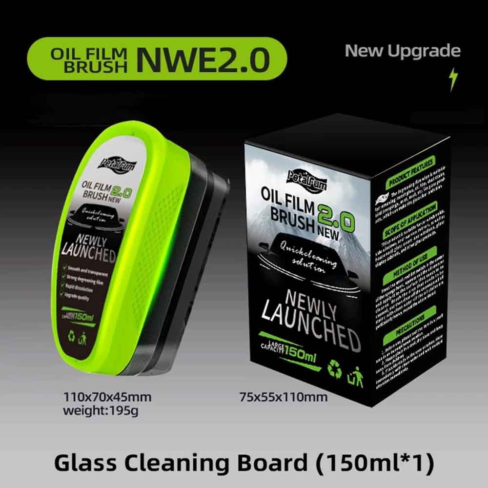 Car Window Windscreen Glass Oil Film Automotive Cleaning Brush Remover Cleaner