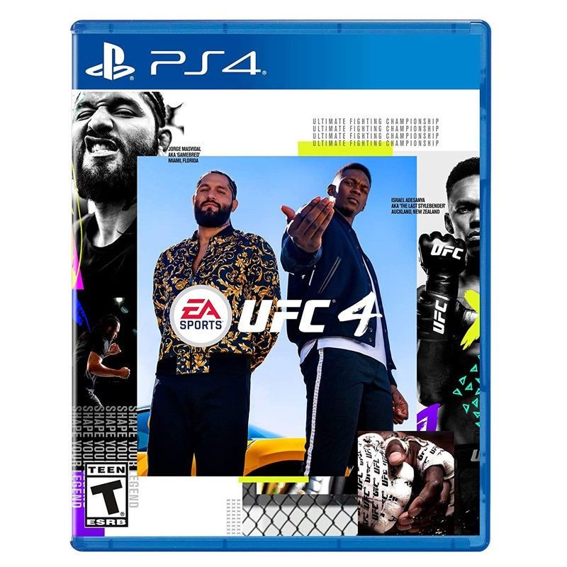 แผ่นเกม PS4 ใหม่เอี่ยม UFC 4 EA Ultimate Fighting Championship 4 ภาษาจีนและอังกฤษ รองรับผู้เล่นสองคน