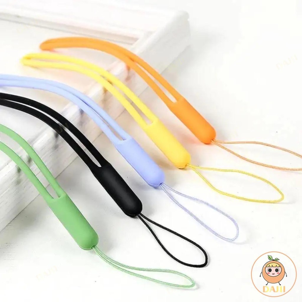 ดาจิ เชือกเส้นเล็กมือซิลิโคนเสน่ห์สําหรับโทรศัพท์มือถือกล้องคีย์สายไฟโซ่น่ารักเชือกเส้นเล็กพวงกุญแจ คอร์ดกุญแจ เชือกแขวน