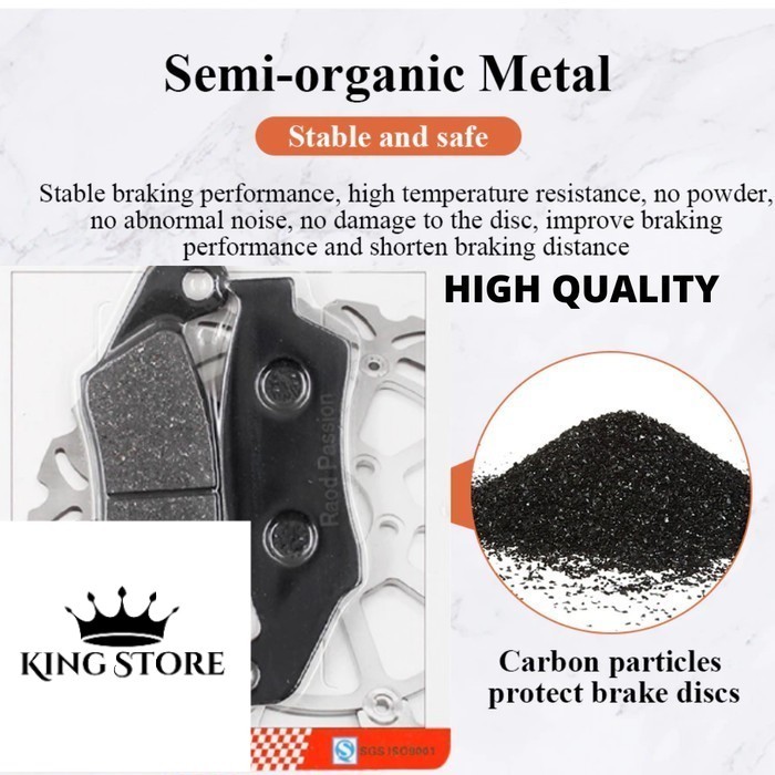 ผ้าเบรค SUZUKI RM-Z250 RMZ250 RMZ 250 2004-2015 RMZ450 RMZ 450 2005