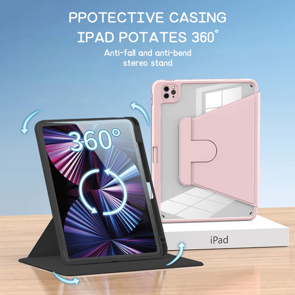 หมุนได้ 360 องศา สําหรับ เคสไอเเพด7 8 9Gen 10.2" 10gen Air4 5 pro 10.9" Air11" 13" Pro11"13" 12.9" P