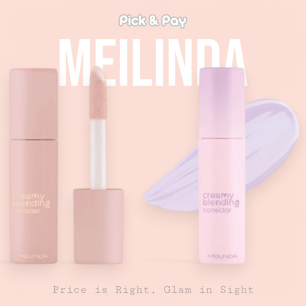 คอเรคเตอร์ คอนซีลเลอร์ MEILINDA Creamy Blending Corrector/Concealer เนื้อครีมมี่ ปกปิด ไม่เป็นคราบ