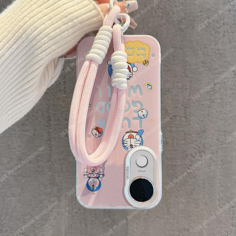 เคส Vivo V40 V50 Y200 5G เคส Vivo V50 Lite V40 Pro เคสน่ารักการ์ตูนอะนิเมะ Doraemonโดราเอมอนกันกระแทกเคสโทรศัพท์ด้านแข็ง Backplate ซิลิโคนนุ่มขอบสายโทรศัพท์สําหรับเด็กชายสาวนักเรียน