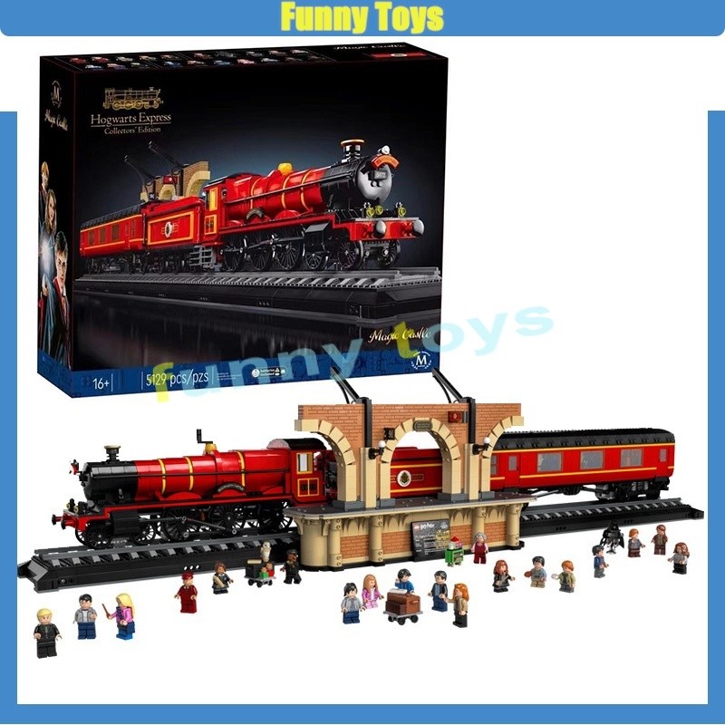 76405, Hogwarts Express Train,Collectors Edition,Building Blocks,Big Train Model,ของเล่นของขวัญ