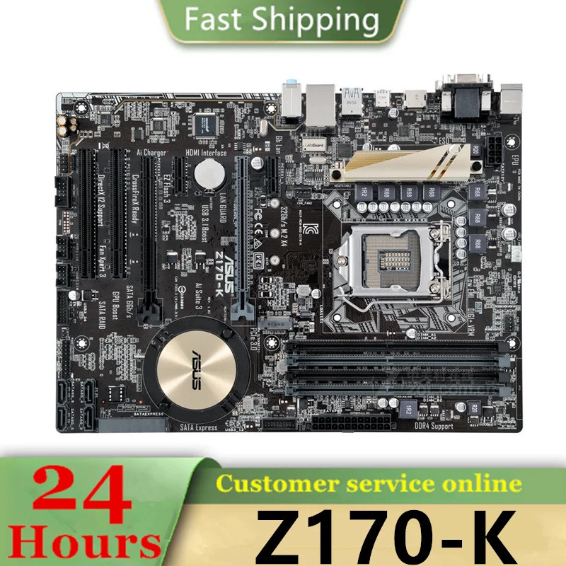ทดสอบ 100% Z170-K LGA1151 SATA3 DDR4 64G Z170