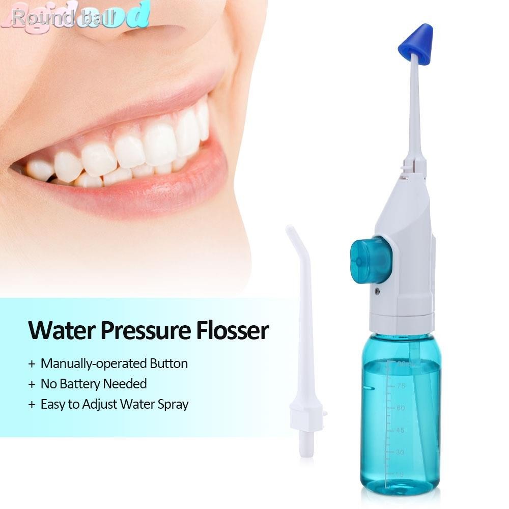 Agdoad Portable Dental Oral & Nasal Irrigator Dual Water Flosser Tiny Jet Oral Hygiene Teeth Nose Cl