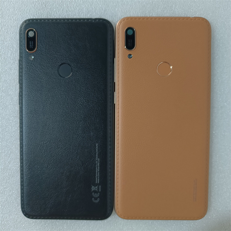 สําหรับ Huawei Y6 2019 แบตเตอรี่ฝาหลังด้านหลังแผงประตูสําหรับ Huawei Y6 Prime 2019 / Y6 Pro 2019 กรณ