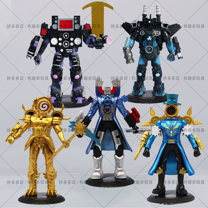 โมเดลฟิกเกอร์ Mecha Titan ของ Skibidi Toilet Multiverse ดาบคู่ สามตัว - รูปที่ 4