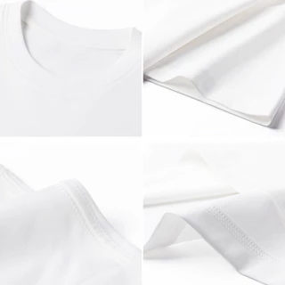 เสื้อยืดคอกลมแขนสั้น ผ้านิ่มมาก ไม่หดไม่ย้วยไม่ต้องรีด unisex สีทึบ Oversize เสื้อยืดคอกลมสีพื้น