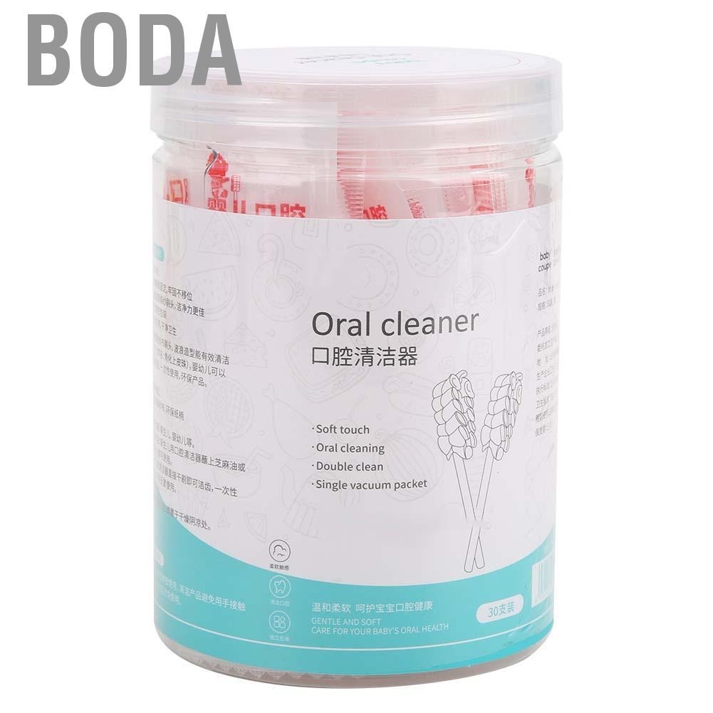 Boda 30pcs Oral Cleaner Tooth Tongue Brush Infant Dental Care Supplies