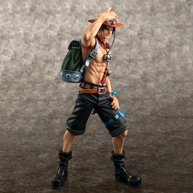 Megahouse MH pop DX One Piece One Piece 1/8 10th Anniversary Ace Figure