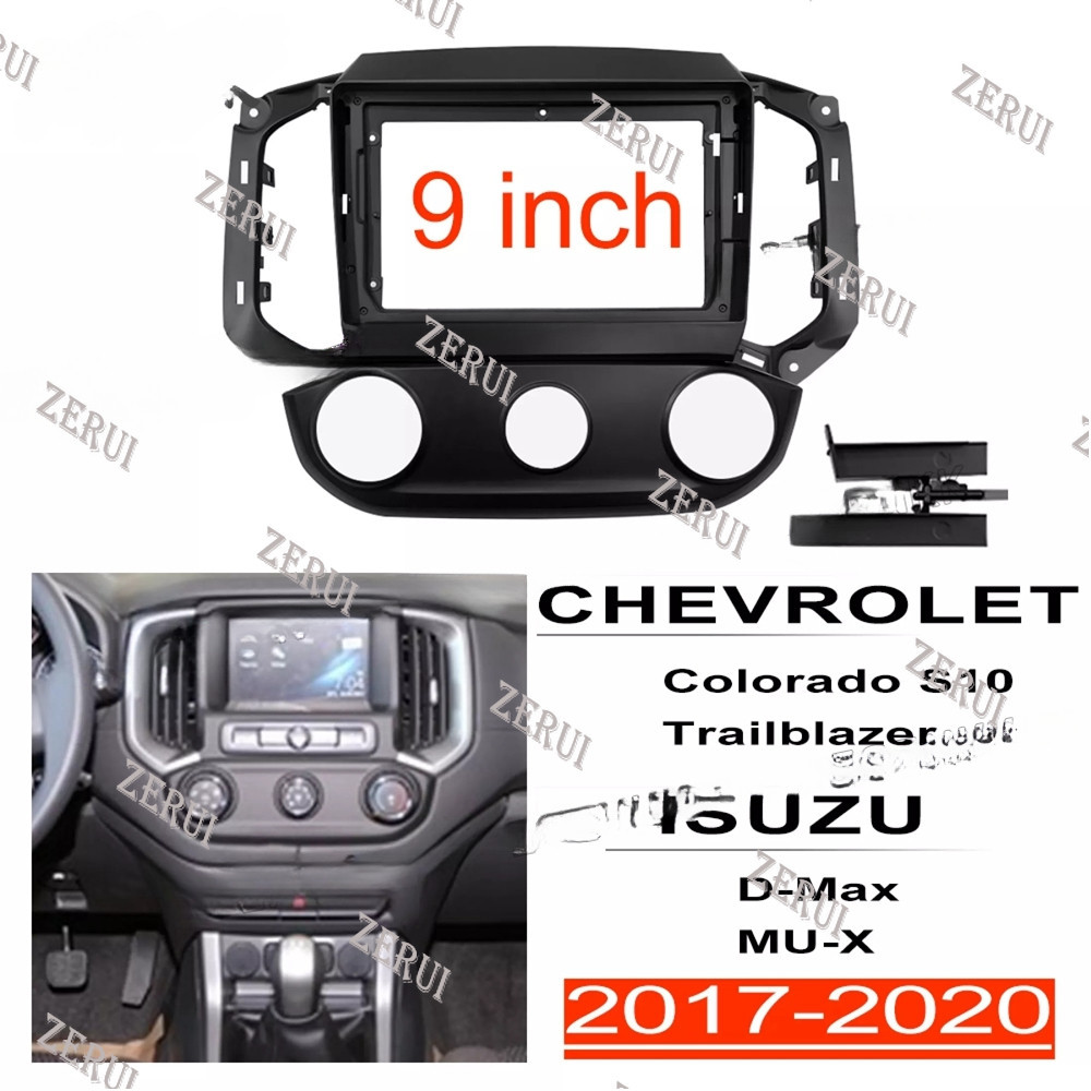 Zr สําหรับเครื่องเสียงรถยนต์ 2din แผง dash board fit สําหรับ CHEVY Colorado S10 Trailblazer ISUZU DM