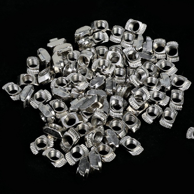 M5 T-Slot Nut – ตัวยึดหัวค้อนชุบเหล็กคาร์บอน – สกรูเลื่อนสําหรับการติดตั้งโปรไฟล์อลูมิเนียม, อุปกรณ์ยึดยึดอเนกประสงค์ ราคา ถูกที่สุด ดีลบีเคเค แกลเลอรีภาพที่ 6