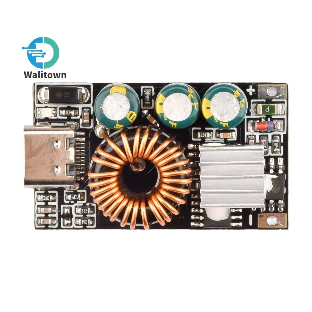 บอร์ดโมดูลชาร์จโทรศัพท์มือถือ 30W DC Buck Type-C DIY สําหรับรถยนต์