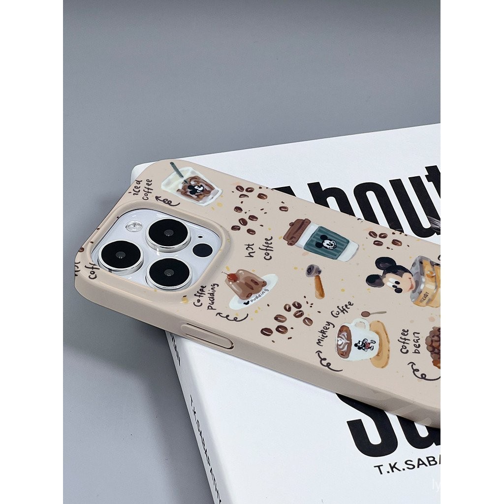 เคสโทรศัพท์มือถือแบบแข็ง กันกระแทก ลายกาแฟ สําหรับ iPhone 15 14 13 12 11 pro Max se X XR XS Max 7 8 6s Plus