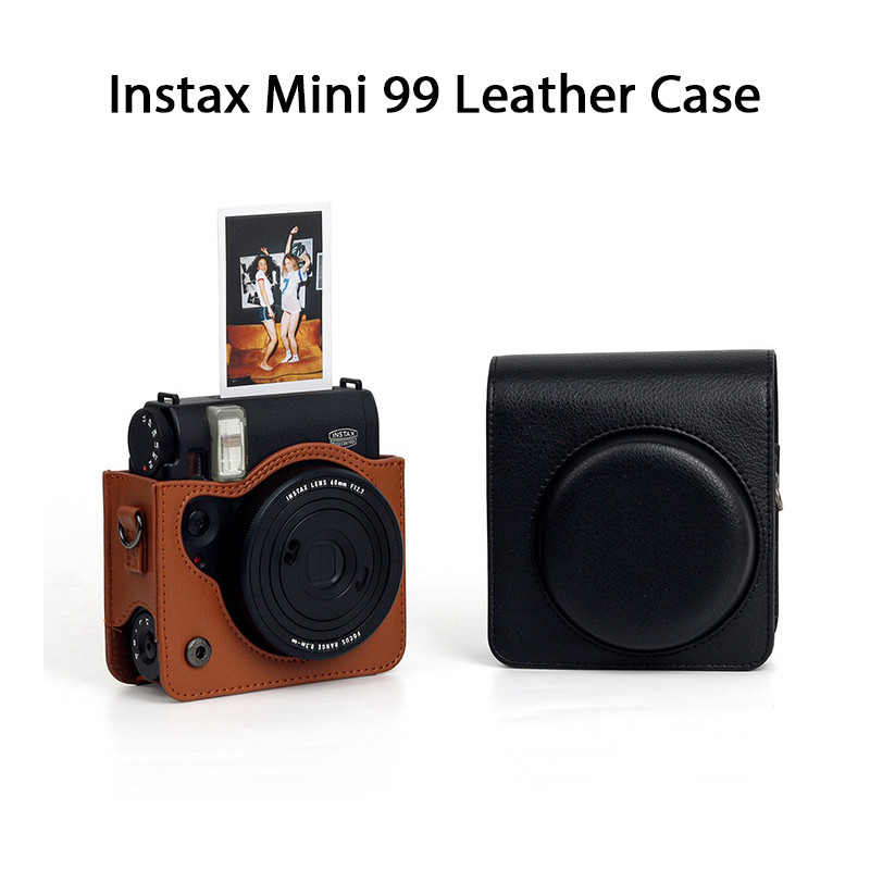 [Film Lab] เคสหนัง Instax Mini 99 เคสกล้อง เคสป้องกันกล้อง กับสายคล้อง CAA49