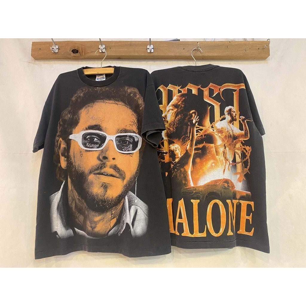 เสื้อลายPostแว่นขาวสกรีนBIG(ป้ายBootleg)