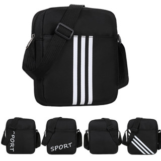 กระเป๋าผู้ชาย สะพายข้าง สะพายคอสบอดี้ วัสดุผ้าไนลอน สายสปอร์…