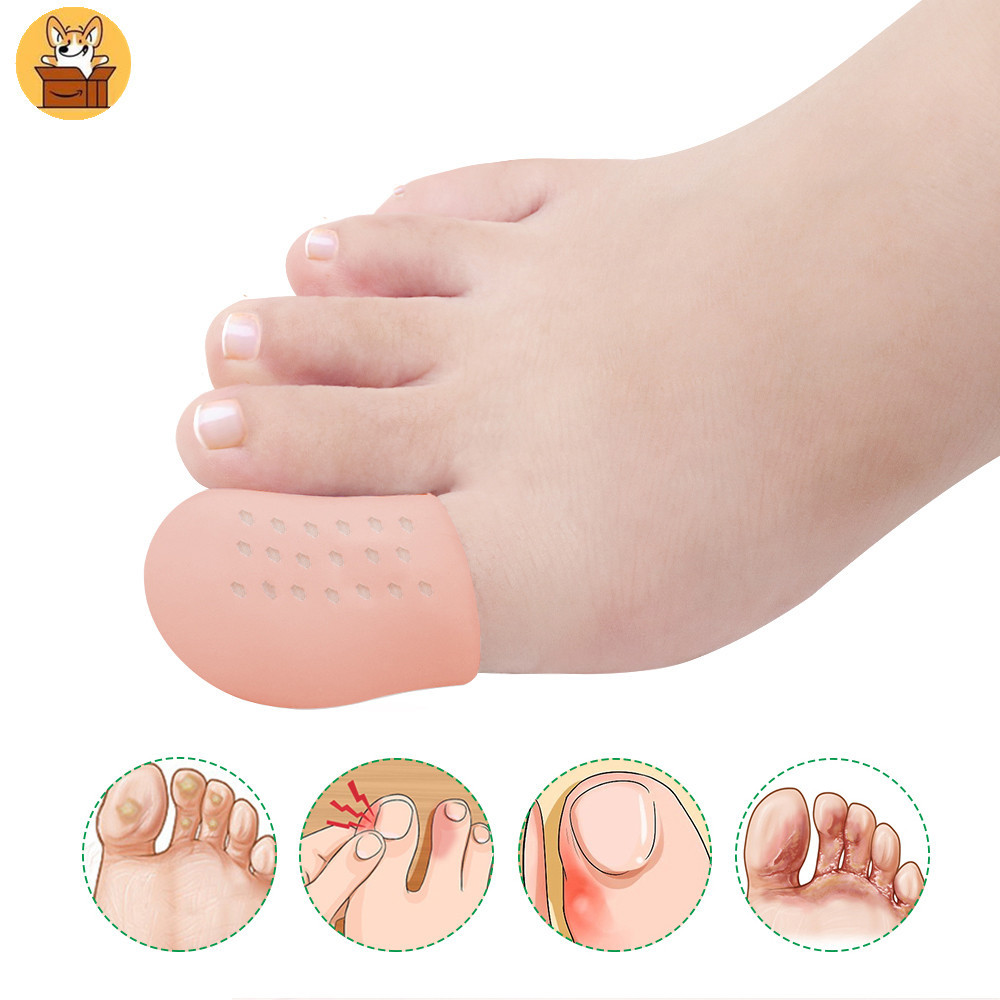 【Am-az】เจลป้องกันนิ้วเท้า ป้องกันอาการปวด สําหรับเล็บขบ เล็บเท้า 2 ชิ้น