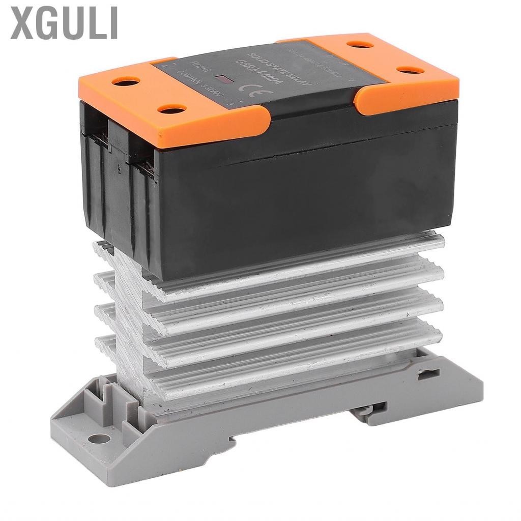 Xguli Solid State Relay RF Interference DC Control AC with Heat Sink