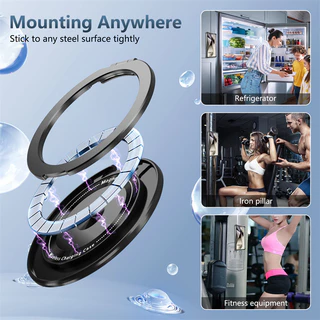 สําหรับ Samsung Galaxy S26 S25 S24 S23 S22 หมายเหตุ 20 Ultra Plus FE เคสโทรศัพท์, 360 ° ฝาครอบแหวนวงเล็บหมุนที่มองไม่เห็น
