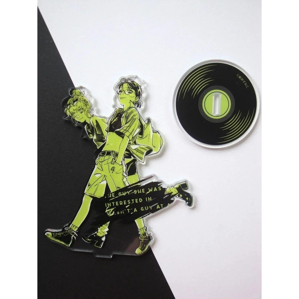Tgswiiwagaa Mitsuaya ขาตั ้ งอะคริลิค Guy เธอสนใจใน Wasn 't A Guy At All Anime Goods Collection Figure Display Decor