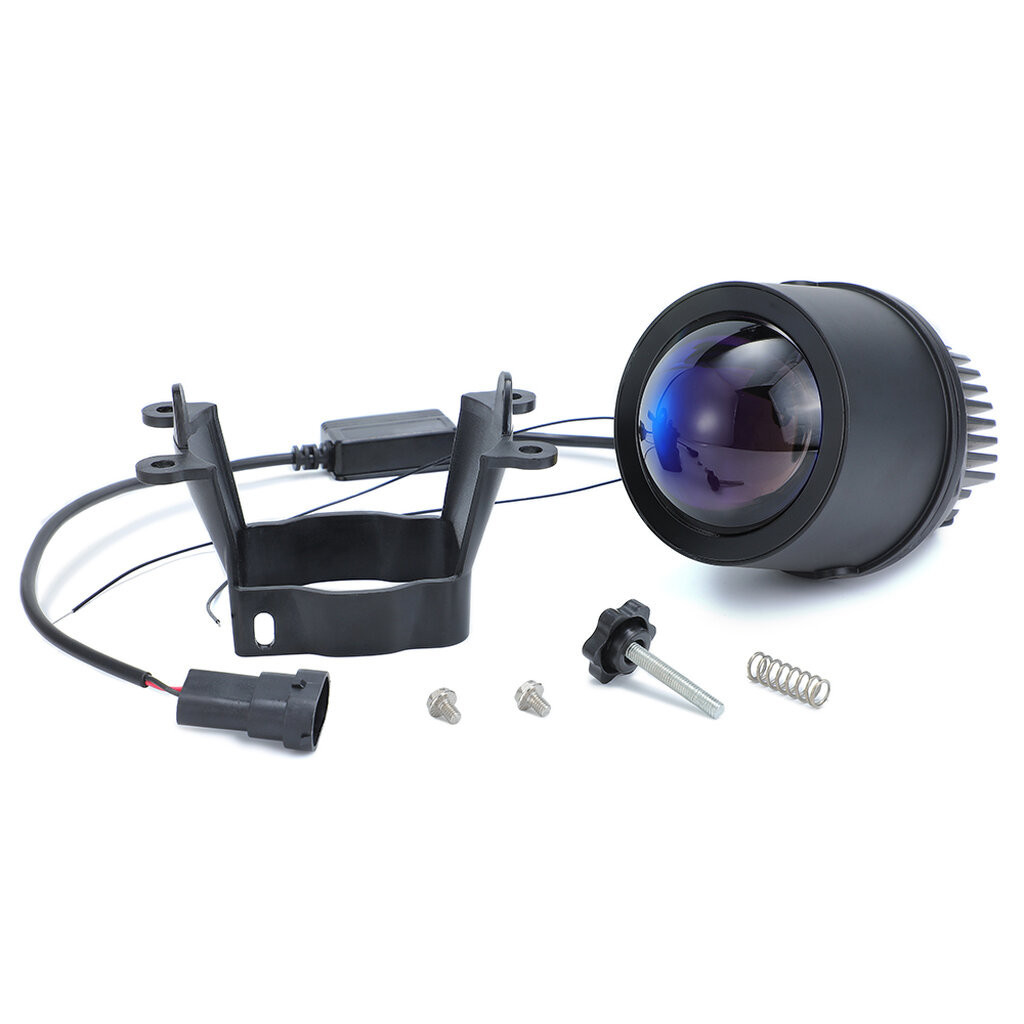 ไฟตัดหมอก รับประกัน 1 ปี Bi-LED Projector รุ่น F8 70W 6500LM 6000K แสงสีขาว Blue lens ขนาด 3 นิ้ว - รูปที่ 4