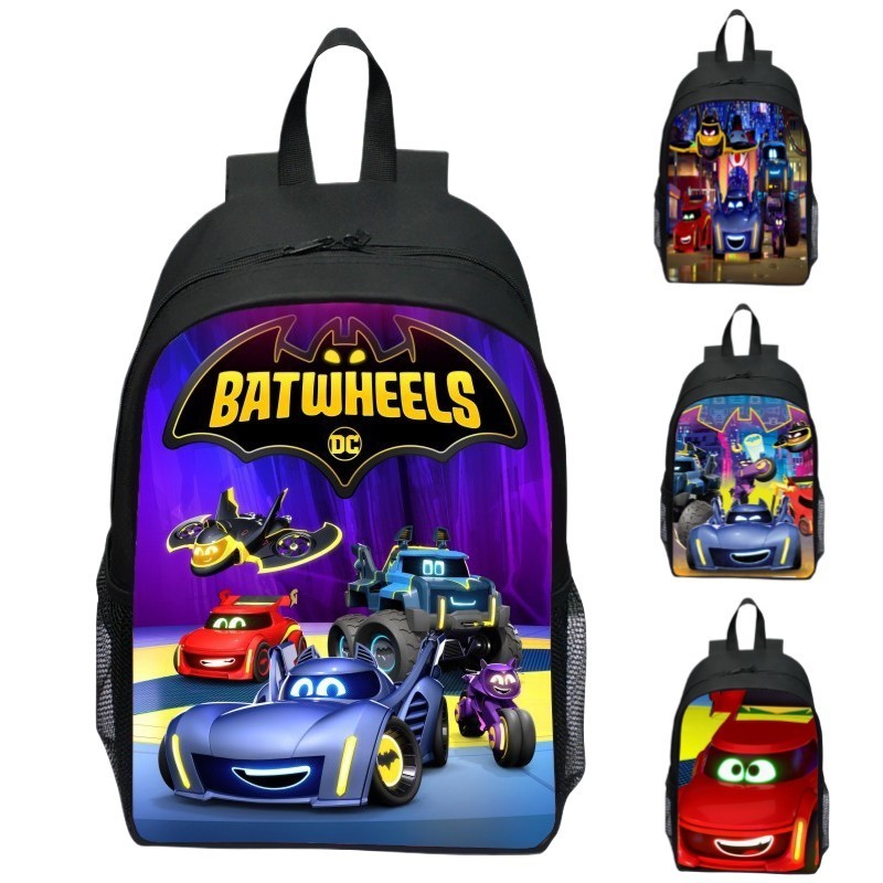 กระเป๋าเป้สะพายหลัง กระเป๋านักเรียน BATWHEELS พิมพ์ลายการ์ตูน น้ำหนักเบา ทำให้สะดวกสบาย