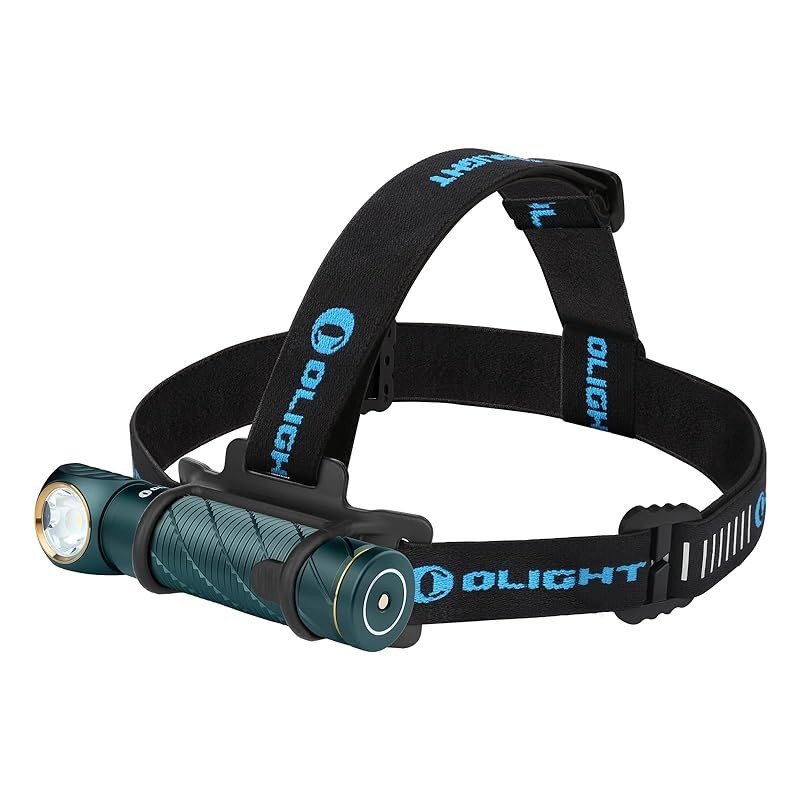OLIGHT Perun2 LED Headlamp, Magnet Rechargeable Flashlight 2500 Lumens, Flashlight, Powerful 180° Adjustable, IPX8 Waterproof, Lightweight, Sensor Function, Outdoor, Mountain Climbing, Work, Night Fishing (Dream Blue)