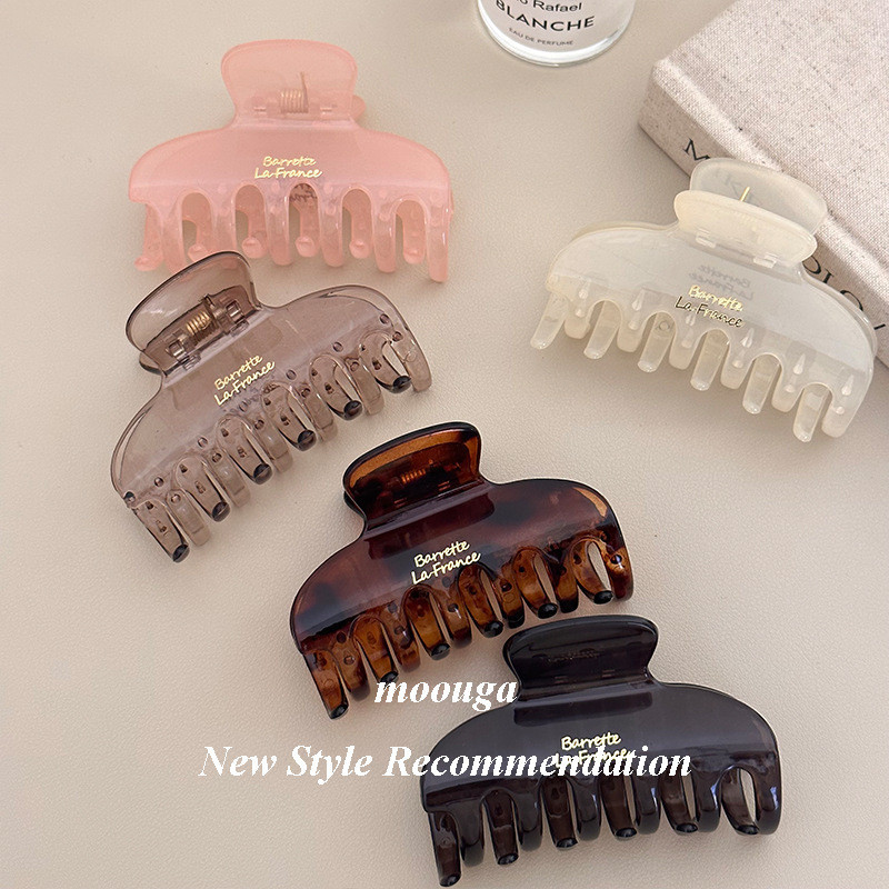 Moouga/เวอร ์ ชั ่ นเกาหลีโปร ่ งใสเต ่ าคลิปหญิงอะคริลิคฉลามคลิปแผ ่ นผมคลิปHeaddressอุปกรณ ์ เสริมผม