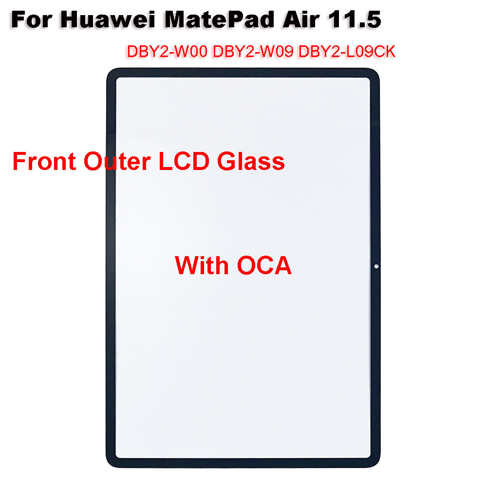 สําหรับ Huawei MatePad Air 11.5 2023 DBY2-W00 DBY2-W09 DBY2-L09CK หน้าจอสัมผัสแผงแท็บเล็ตด้านหน้าด้า