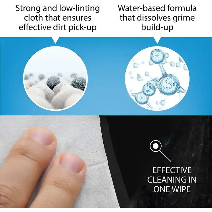 ผ้าเช็ดแว่น ผ้าเช็ดเลนส์ป้องกันฝ้า กันไอน้ำ (กล่อง100ซอง)  ผ้าเช็ดแว่นตากันหมอก (Anti-Fog Nano Wipe) #T-0020 - รูปที่ 2