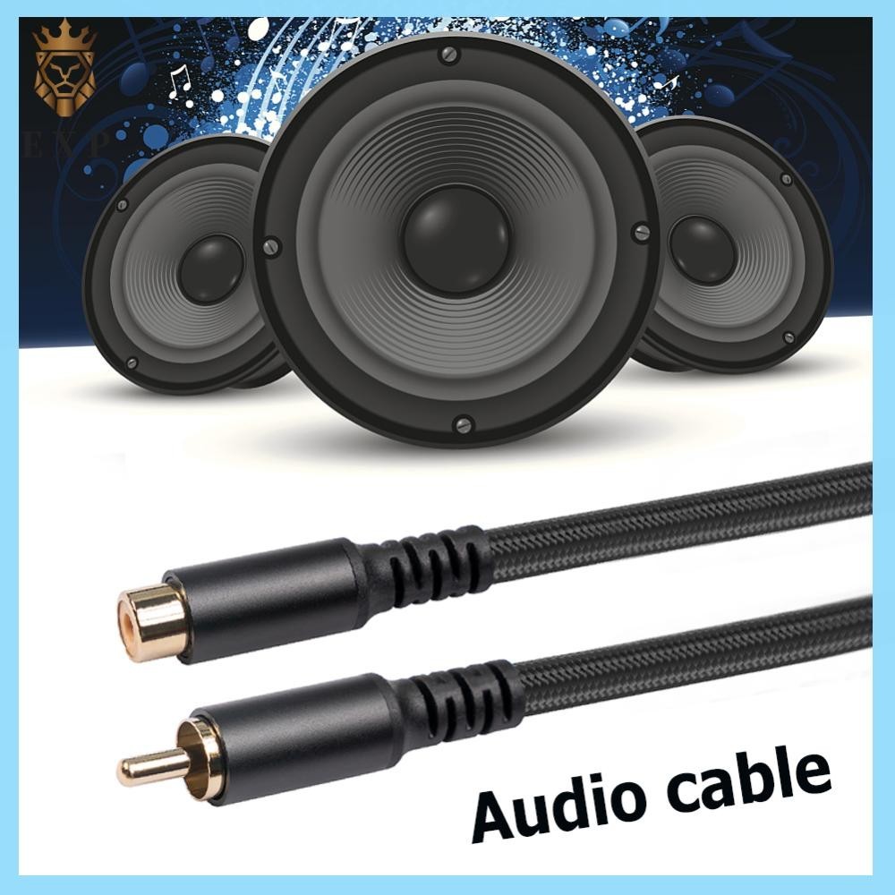 [ระเบิด1.th ] 1.8/3/6m RCA ชายหญิงสายต ่ อวิดีโอเสียงอะแดปเตอร ์ สายไฟต ่ อ