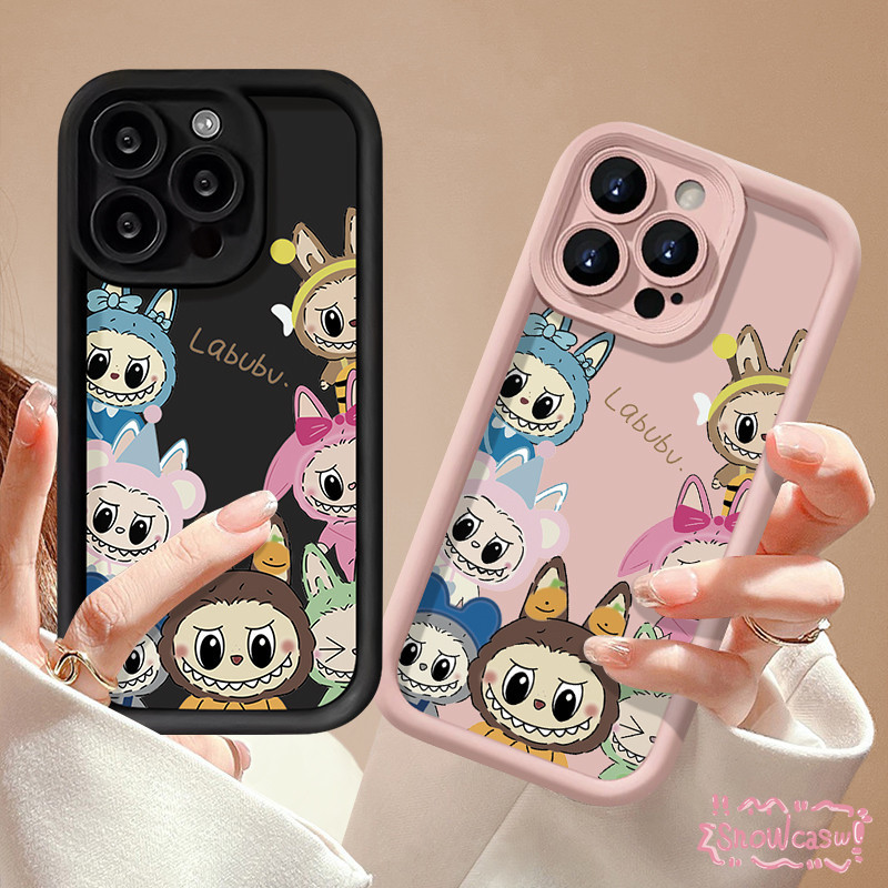 การ์ตูนน่ารักป๊อปมอลล์ Rabbu กรณี Oppo A7 A15 A17 A16 A12 A38 A57 A18 A74 A5s A58 A55 A16K A31 A54 A9 A3s Reno 8T