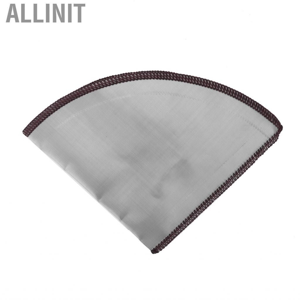 Allinit Reusable Stainless Steel Coffee Filter Drip Cone Pour Over Maker 2-4 Cup