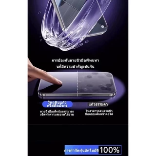 wow ทำความสะอาดฝุ่นโดยอัตโนมัติ ฟิล์มกระจก สำหรับ 17 16 13 11 12 12Promax 15 14promax ติดง่าย แบบเต็มจอ HD 13 12 8 7 XR