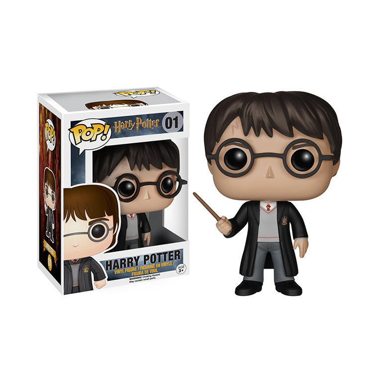 Funkopop harry potter ตุ ๊ กตา Action Figure ของเล ่ นสะสมพร ้ อมกล ่ องป ้ องกันสําหรับของขวัญวันเกิดเด ็ ก