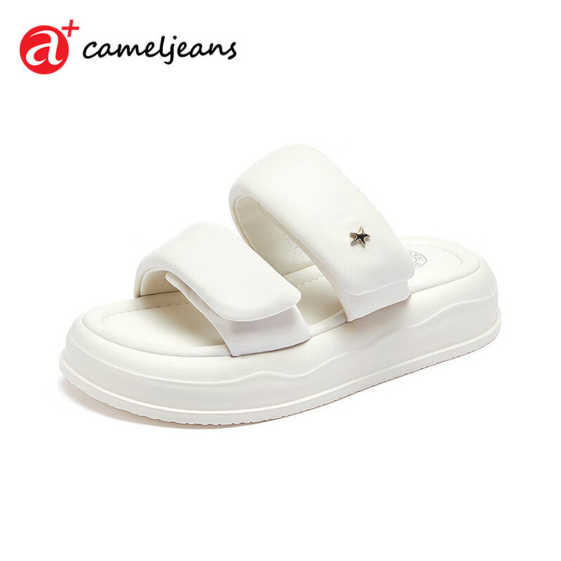 Cameljeans รองเท้าแตะสตรี รองเท้าแตะใส่ในบ้านแบบลำลอง