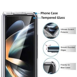 3PCS โทรศัพท์กระจกนิรภัยสําหรับ Samsung Galaxy Z พับ 8 Ultra 7 6 5 4 3 HD Clear Premium ป้องกันหน้าจอ Fold7 Fold8 ZFold6 ZFold7 Fold6 ฟิล์ม Clear Screen Protector กระจก