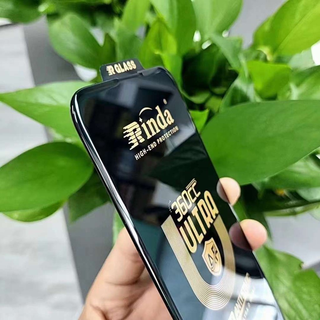 ฟิล์มกระจกใสเต็มจอ 0.55MM จอโค้ง ป้องกันไฟฟ้าสถิตย์สำหรับ Iphone 11 XR 12promax 14 14plus 14promax 13promax  15 15promax