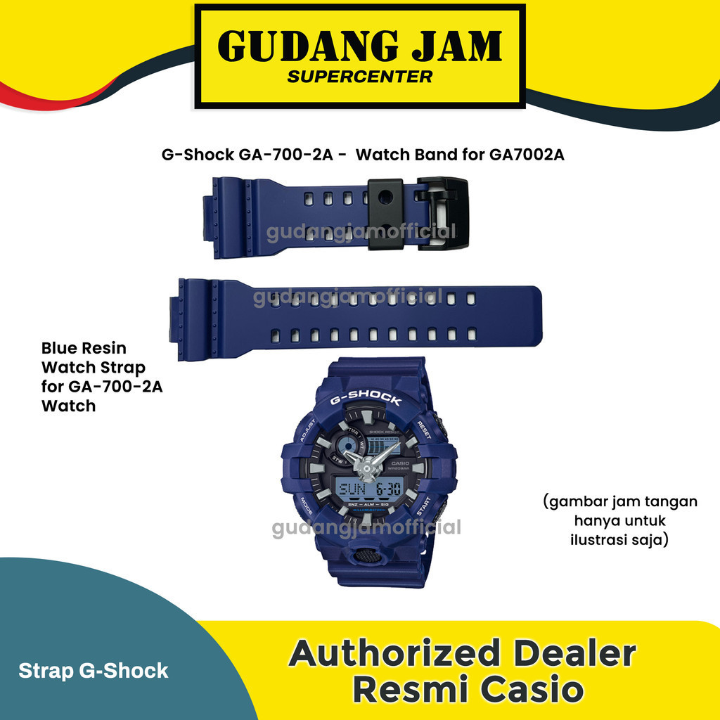 G-shock GA-700-2A GA-700 GA7002A สายเดิม