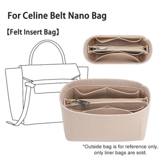 ใส่กระเป๋า Organizer Fit สําหรับ Celin e เข็มขัดกระเป๋า NANO…
